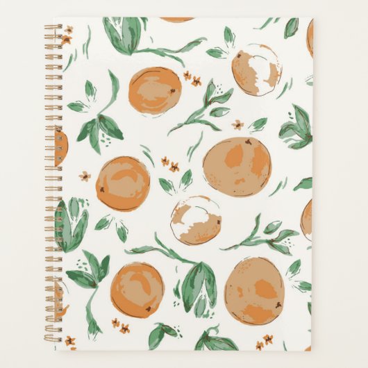 Planificateur Orange Fraîche (Devant)