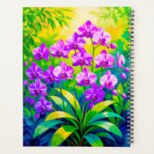 Planificateur Orchidées Violettes (Dos)