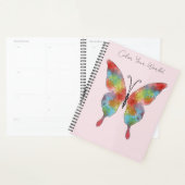 Planificateur Papillon Color Splash (Devant avec enveloppe)
