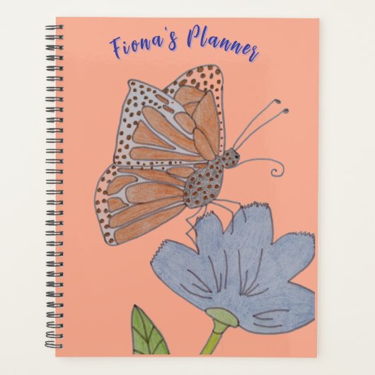 Planificateur papillon et fleur 20XX de Fiona (Devant)