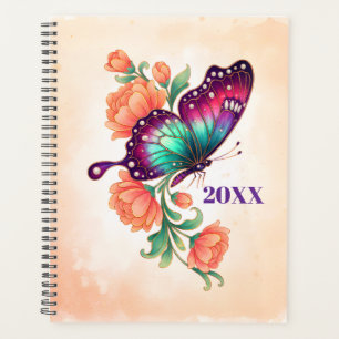 Planificateur papillon monarque personnalisé 2026