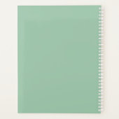 Planificateur papillon sarcelle et violet (Dos)