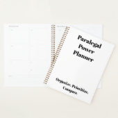 Planificateur paralégal (Devant avec enveloppe)