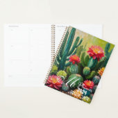 Planificateur personnalisable, boho, agenda botani (Devant avec enveloppe)