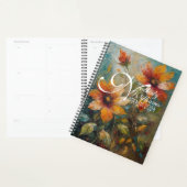 Planificateur personnalisable, boho, agenda botani (Devant avec enveloppe)