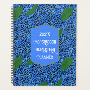 Planificateur personnalisé à motif floral d'horten