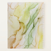 Planificateur personnalisé Abstrait Gold Foil (Dos)