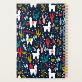 Planificateur personnalisé avec Alpacas (Dos)