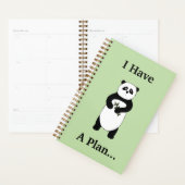 Planificateur personnalisé Cute Panda (Devant avec enveloppe)