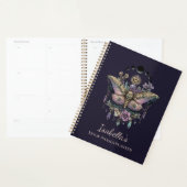 Planificateur Personnalisé de Papillon Céleste et (Devant avec enveloppe)