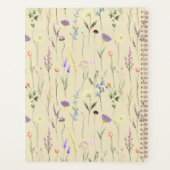 Planificateur personnalisé fleur sauvage (Dos)