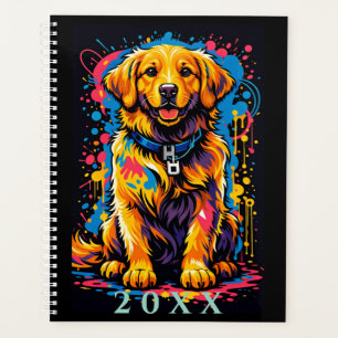 Planificateur personnalisé Golden Retriever Color