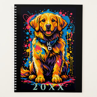 Planificateur personnalisé Golden Retriever Color