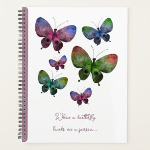 Planificateur personnalisé - papillons.
