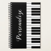 Planificateur personnalisé pour piano ou professeu (Devant)