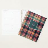 Planificateur personnalisé style Gingham (Devant avec enveloppe)