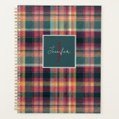 Planificateur personnalisé style Gingham (Devant)