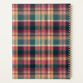Planificateur personnalisé style Gingham (Dos)
