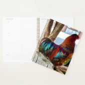 Planificateur personnalisé Vibrant Rooster (Devant avec enveloppe)