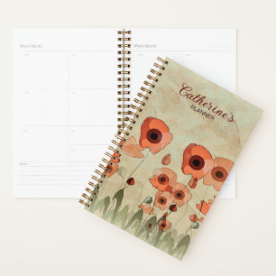 Planificateur Poppy Aquarelle