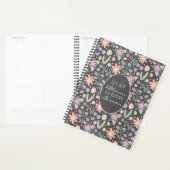Planificateur pour Enseignant Floral - Conception  (Devant avec enveloppe)