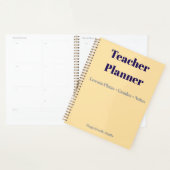 Planificateur pour Enseignants | Plans de Cours, N (Devant avec enveloppe)