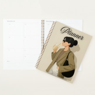 Planificateur pour fille élégante et neutre
