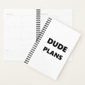 Planificateur Pour Hommes Plans Duds Police Noir B (Devant avec enveloppe)