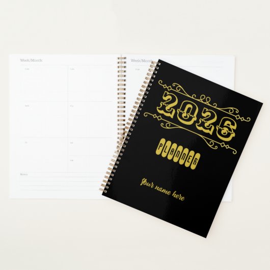Planificateur pour l'année 2026 (Devant avec enveloppe)