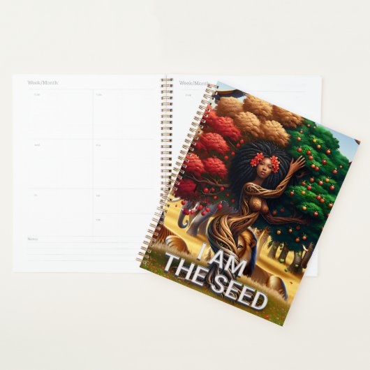 Planificateur pour les femmes afro-américaines : L (Devant avec enveloppe)