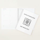 Planificateur promotionnel de texte de logo simple (Devant avec enveloppe)