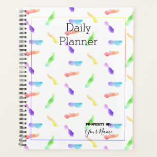 Planificateur quotidien - Aquarelle - HAMbWG