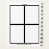 Planificateur quotidien avec 10 fonctions photo - (Dos)