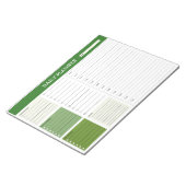Planificateur quotidien avec Bloc-notes de planifi (Incliné)