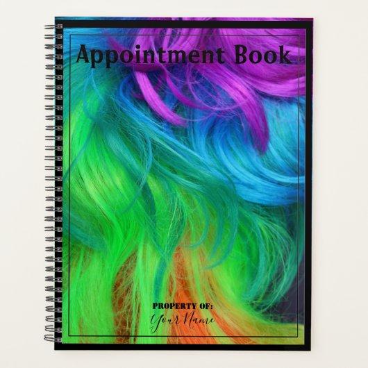 Planificateur quotidien avec capot de cheveux colo (Devant)