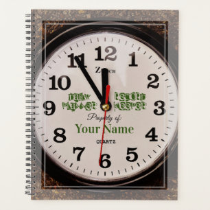 Planificateur quotidien avec conception d'horloge