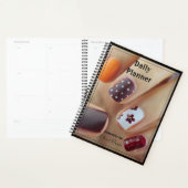 Planificateur quotidien avec couverture couleur N' (Devant avec enveloppe)