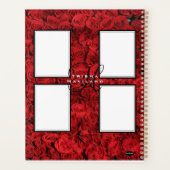 Planificateur quotidien avec Monogramme - Roses ro (Dos)