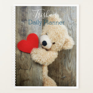 Planificateur quotidien avec ours en peluche - HAM