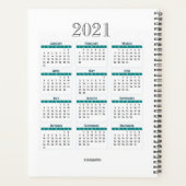 Planificateur quotidien avec roses rouges - HAMbWG (Dos)