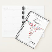 Planificateur quotidien avec thème artistique - HA (Devant avec enveloppe)