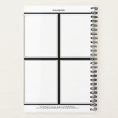 Planificateur quotidien avec thème artistique - HA (Dos)