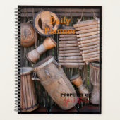 Planificateur quotidien avec thème tambour - HAMbW (Devant)