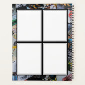 Planificateur quotidien avec un thème d'album de v (Dos)