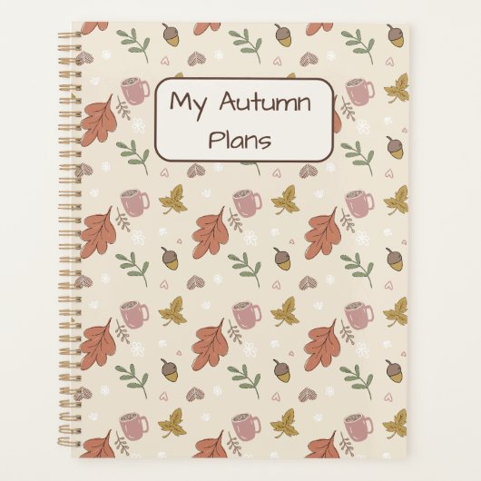 Planificateur quotidien Cozy Fall Vibes (Devant)