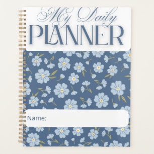 Planificateur quotidien de jardin floral classique
