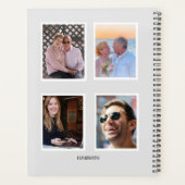 Planificateur quotidien de photos avec conception (Dos)