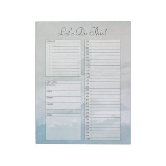 Planificateur quotidien et bloc-notes de liste de