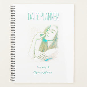 Planificateur quotidien - Femme Aqua - HAMbWG
