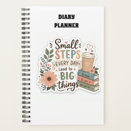 Planificateur quotidien floral (Devant)